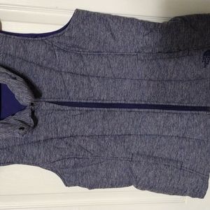 The North Face purple vest